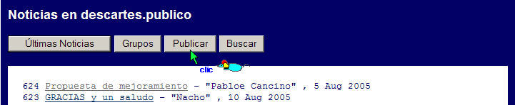 Publicar en el foro