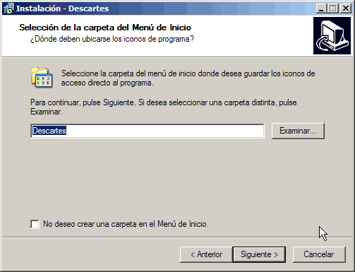Instalación Descartes III