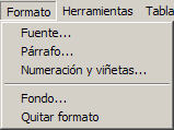 Formato de texto I