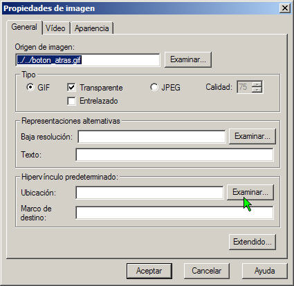 Propiedades de imagen