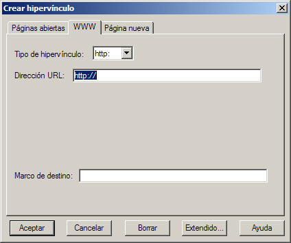 Ventana de hipervínculo