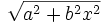 \sqrt{a^2+b^2x^2}