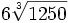 6\sqrt[3]{1250}\;
