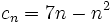 c_n=7n-n^2 \;