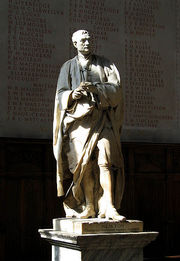Estatua de Newton en el Trinity College.