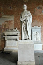 Estatua de Fibonacci en el Camposanto de Pisa