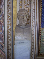 Busto de Pitágoras en el Vaticano