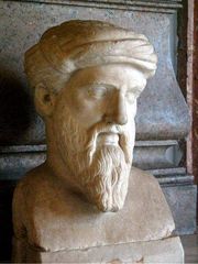 Busto de Pitágoras en el museo Capitolino (Roma)